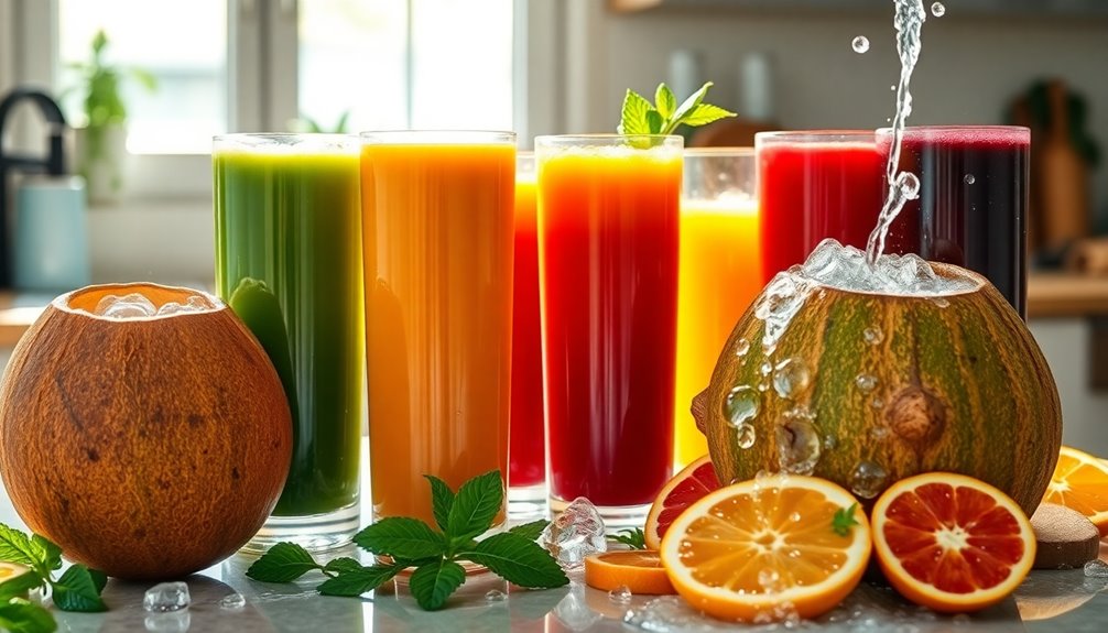 stay hydrated while cleansing