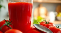 sugar content in tomato juice