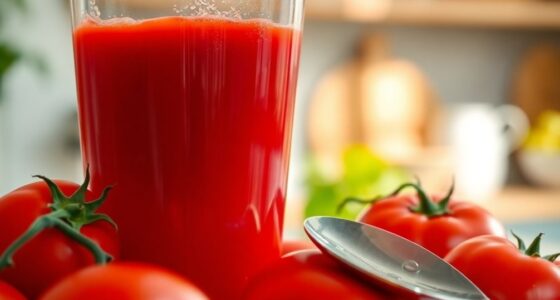 sugar content in tomato juice