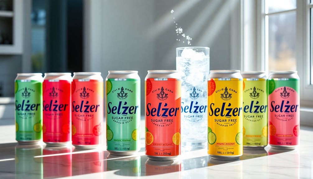 sugar free seltzer hydration options