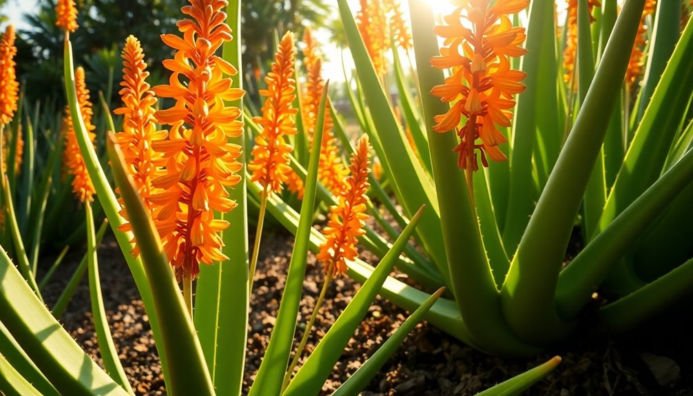 sunlight essential for aloe bloom