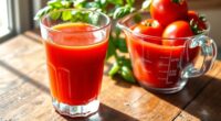 tomato juice daily intake