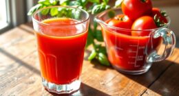 tomato juice daily intake