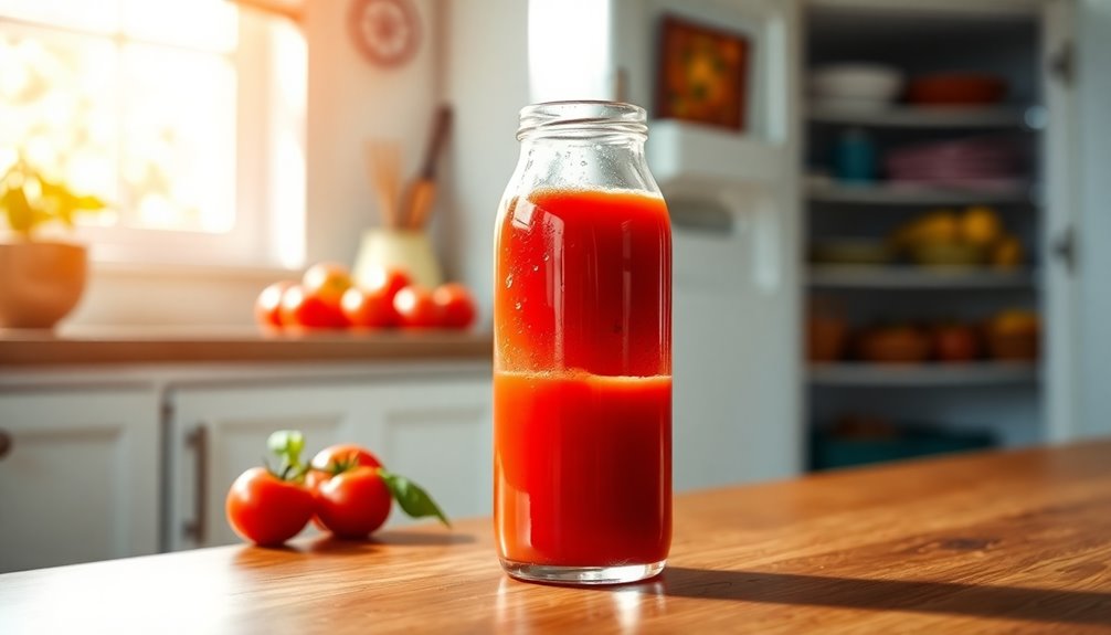 tomato juice fridge lifespan