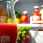 tomato juice fridge shelf life