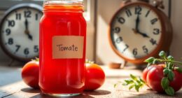 tomato juice shelf life