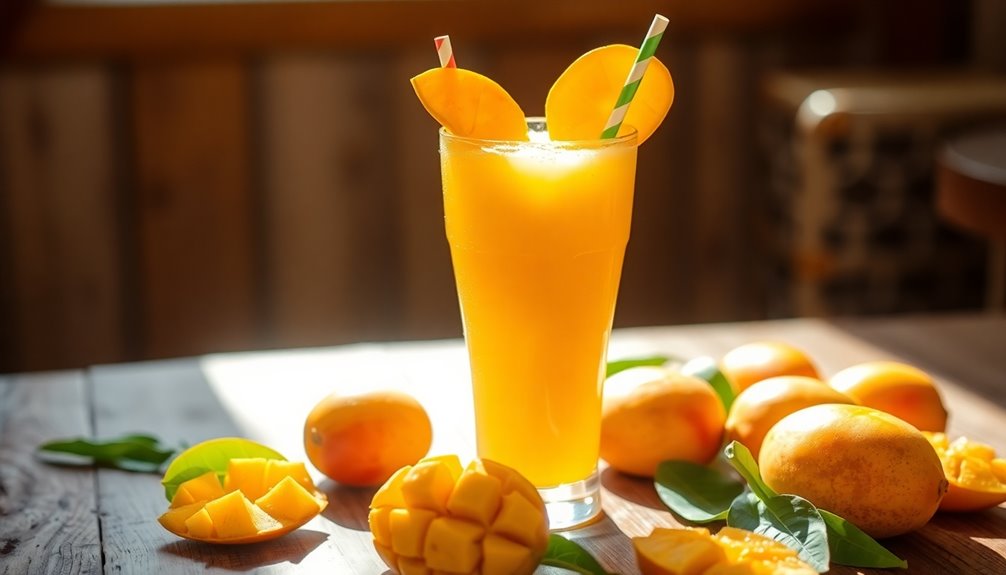 tropical mango juice delight