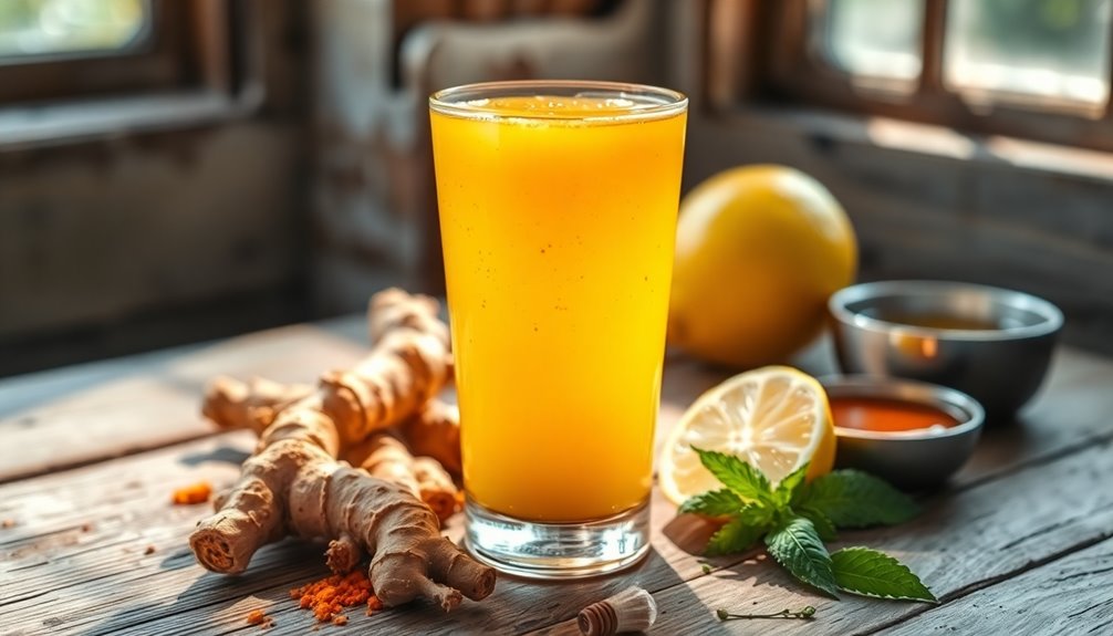 turmeric infused health drink