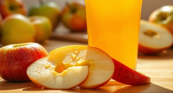 vitamin content of apple juice