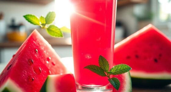 watermelon juice calorie content