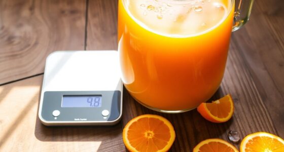 weight of orange juice