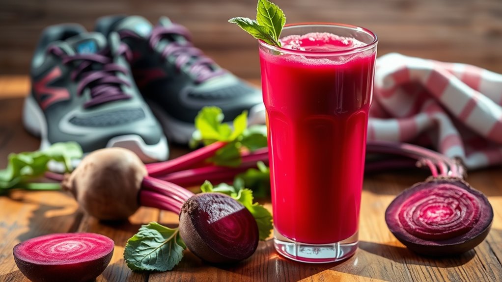 beet juice enhances performance