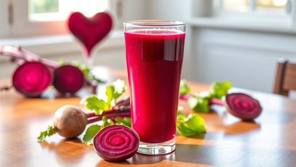 beet juice promotes heart health