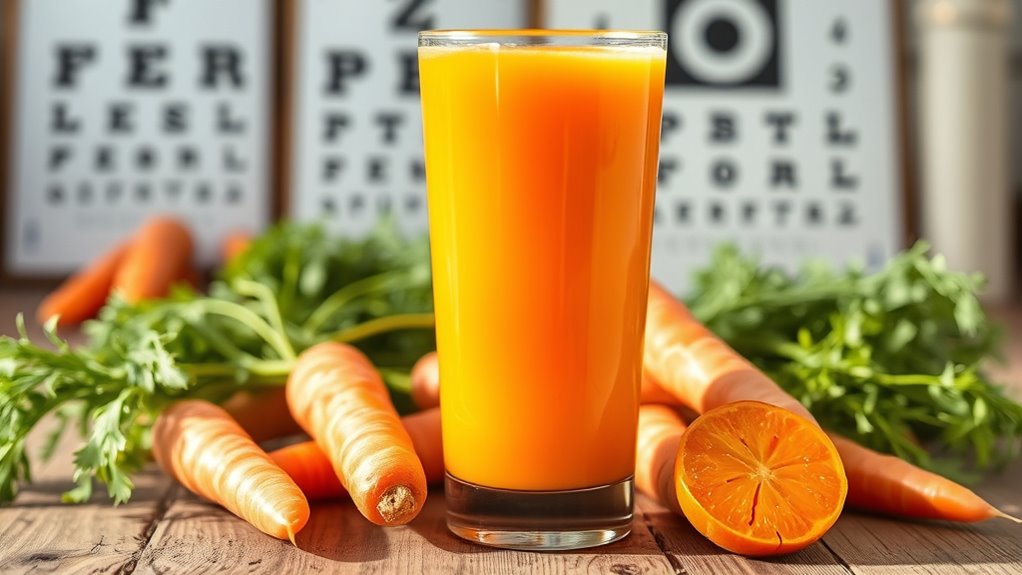 carrots enhance vision health