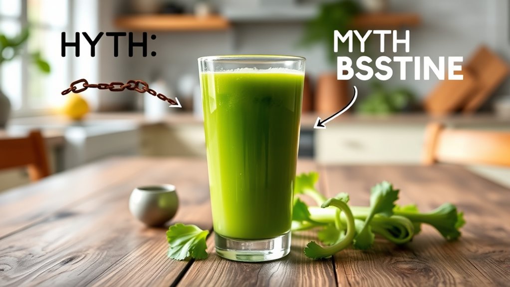 celery juice empty stomach myths