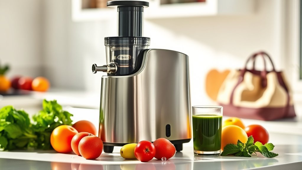 compact cold press juicer