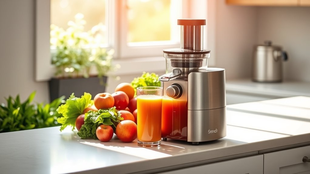 compact organic juicer options