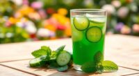 cucumber juice hydrates effectively