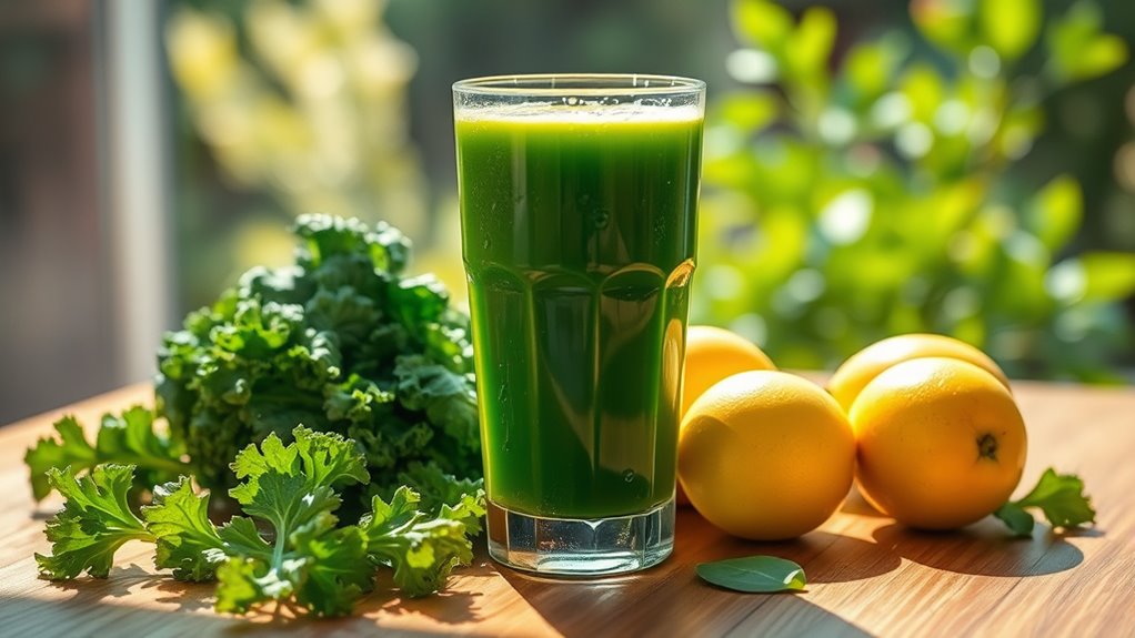 green juice enhances mood