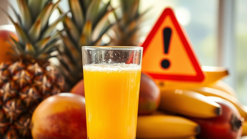 high sugar fruit risks