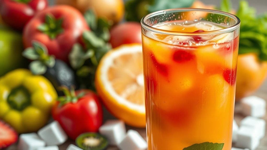 high sugar juice dangers