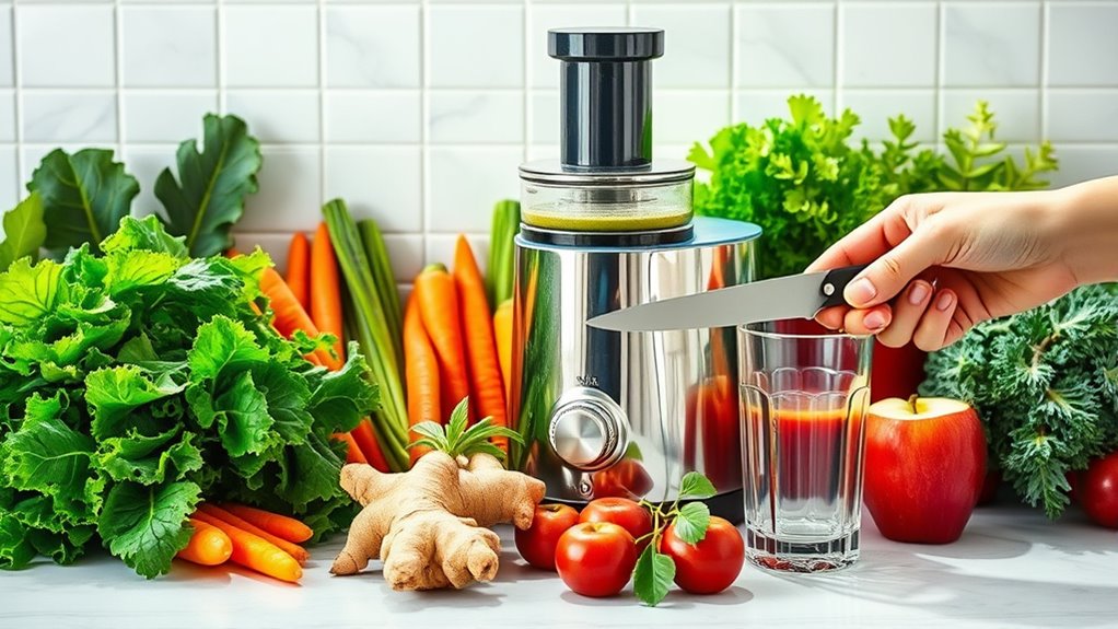 juice making step instructions