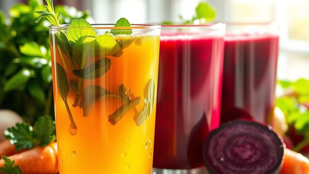 juices promote healthy hair