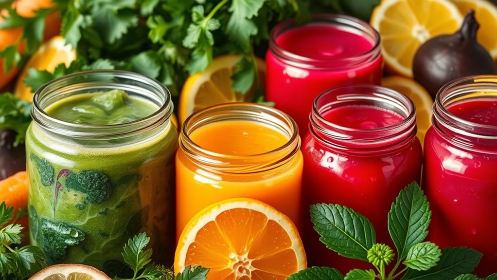 juices promoting liver health