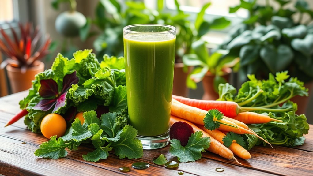 juicing promotes healthy hair
