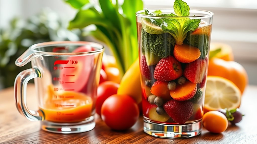 juicing requires mindful portions