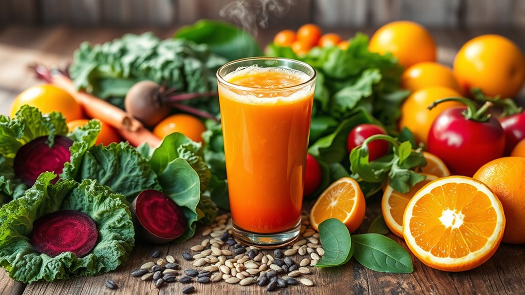 nutrient concentration through juicing
