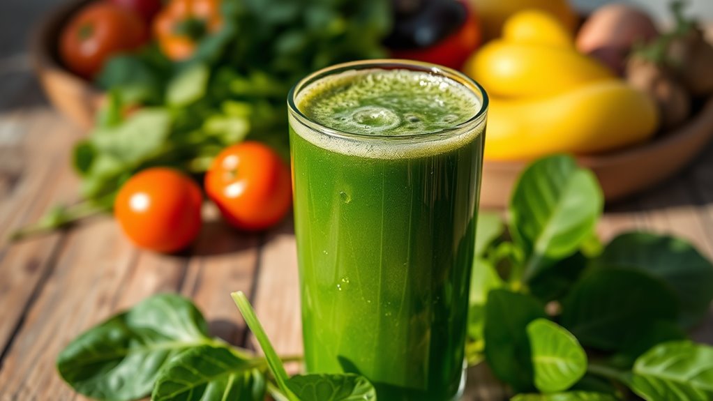 nutrient rich green beverage benefits
