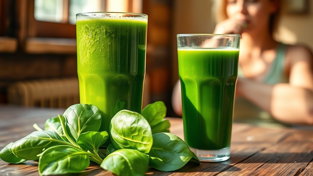 spinach juice health benefits