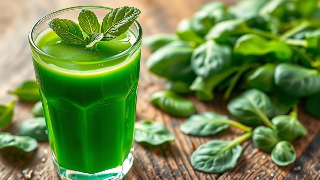 spinach juice health benefits