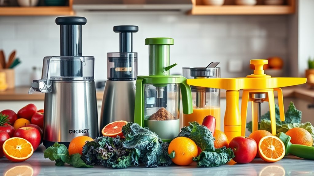 types of juicers explained