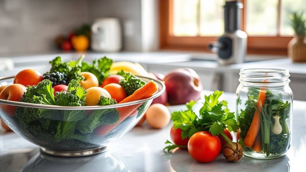 wash and store produce