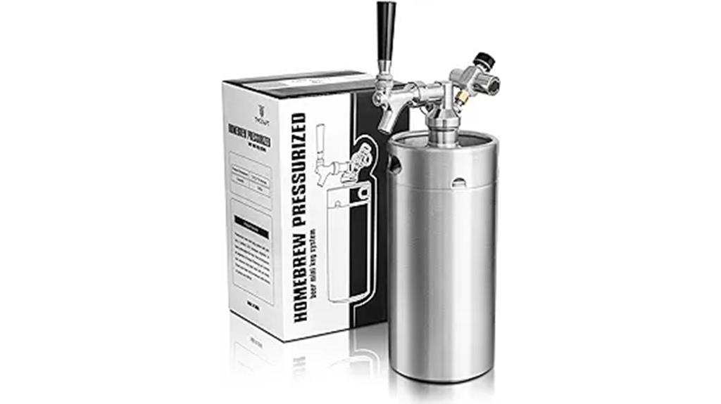 128oz mini keg set