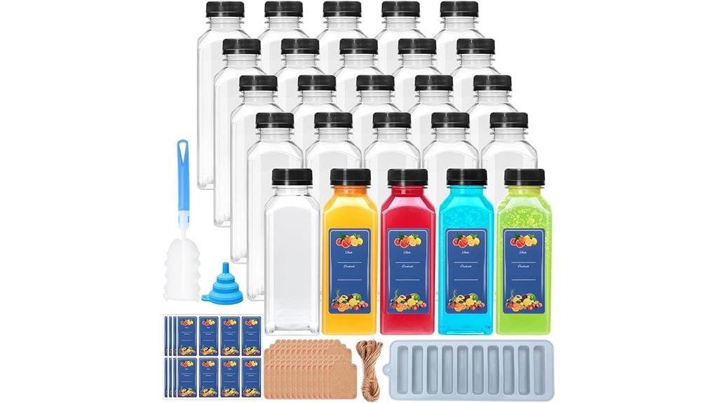 25 pack 12oz juice bottles