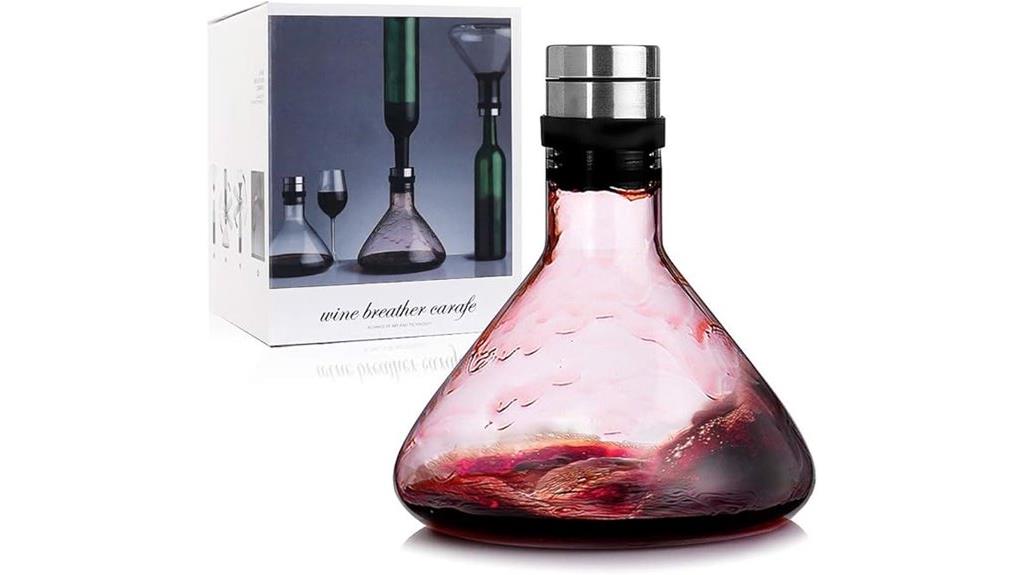 50oz heat resistant wine decanter