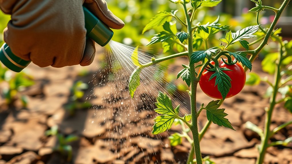 adjust watering for hot weather