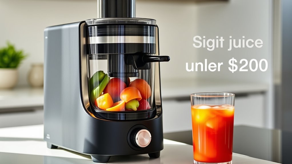 affordable efficient juicer features