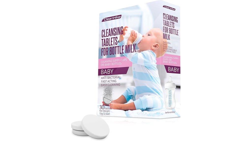 baby bottle cleaning tablets
