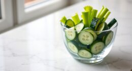 chilled celery cucumber hydrator