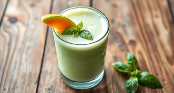 chilled melon basil blend