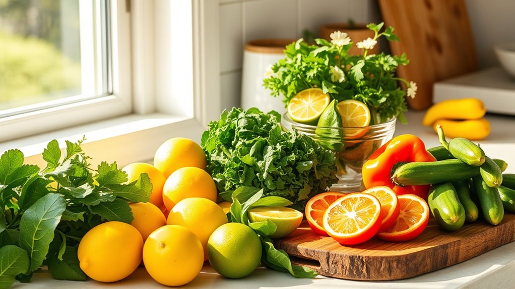choose seasonal organic produce