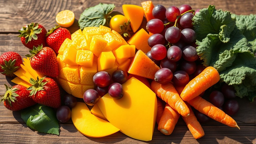 choose seasonal ripe produce