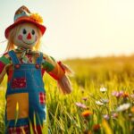 colorful farmyard art