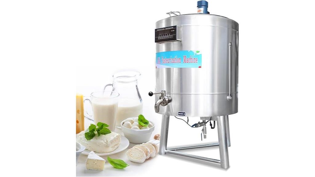 commercial 100l milk pasteurizer