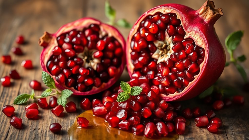 creative pomegranate dessert ideas