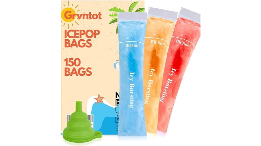 disposable ice pop bags